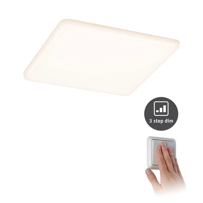 Paulmann EB Panel Veluna VariFit IP44 17W 3000K 3 Step dim 185x185mm Kst