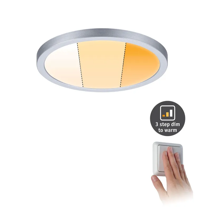 Paulmann EB Panel Areo VariFit IP44 15W 3 Step dim to warm 175mm Chrom matt Kst