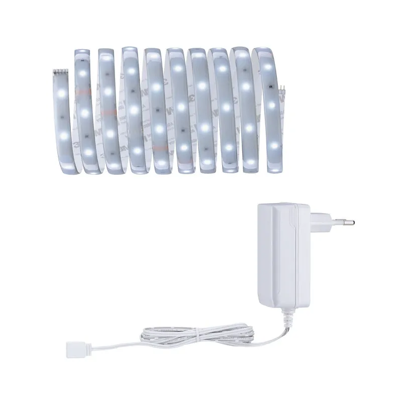 Paulmann MaxLED 250 Basisset 3m Daylight IP44 Protect Cover 6500K 12W 230/24V Silber