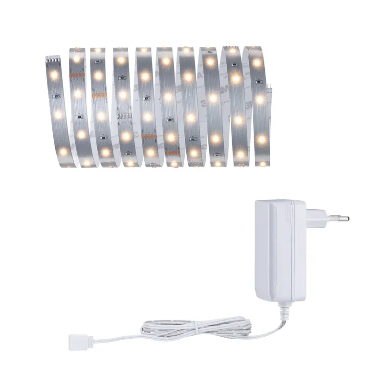 Paulmann MaxLED 250 Basisset 3m Warmweiß IP20 2700K 12W 230/24V Silber