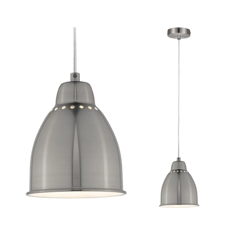 Paulmann Neordic Hilla Pendelleuchte max. 1x40W E27 Eisen gebürstet 230V Metall