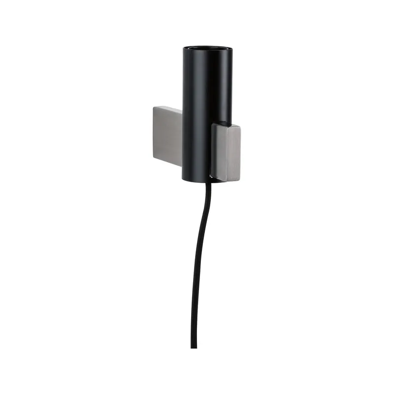 Paulmann Neordic Aik Wandleuchte max.1x20W E27 Schwarz 230V Metall