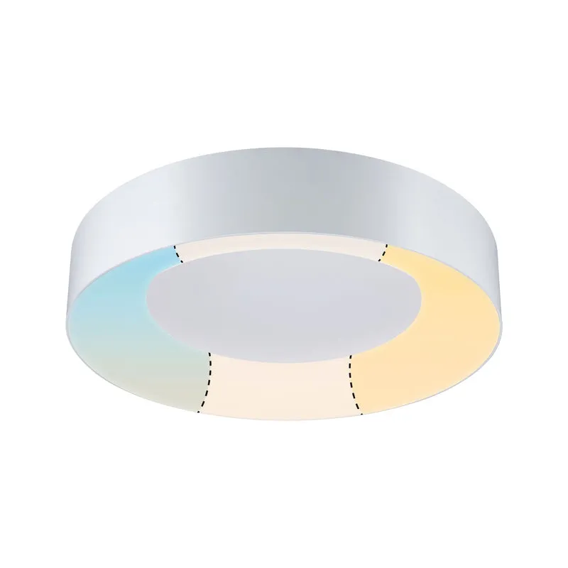 Paulmann WallCeiling HomeSpa Casca IP44 WhiteSw Deckenl LED 1x23W 400mm Ws 230V Met/Kst