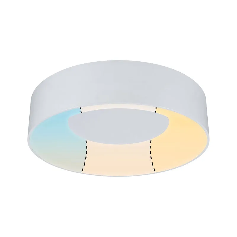 Paulmann WallCeiling HomeSpa Casca IP44 WhiteSw Deckenl LED 1x16W 300mm Ws 230V Met/Kst