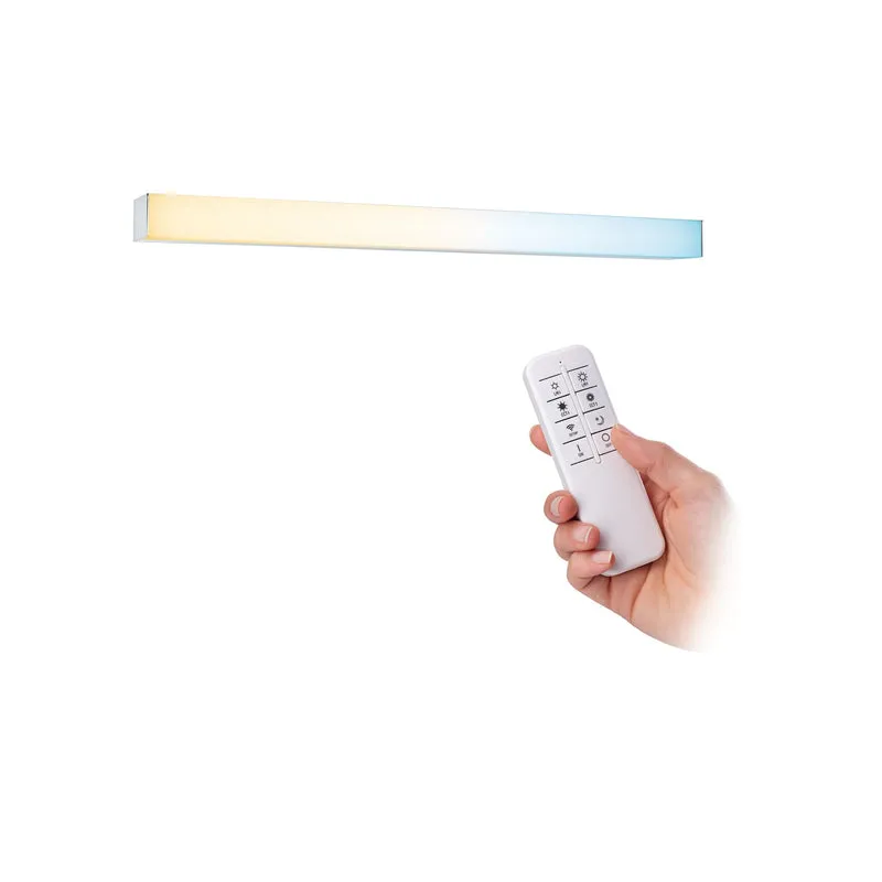 Paulmann WallCeiling HomeSpa Tova IP44 TunW LED 6,2W 600mm Chrom/Weiß 230V Metall/Acryl