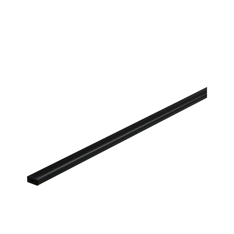 Paulmann Base Profil mit schwarzem Diffusor 1m schwarz eloxiert/schwarz Alu/Kunststoff