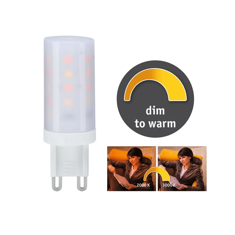 Paulmann LED STS G9 270lm 2000-3000K dim to warm 4W 230V