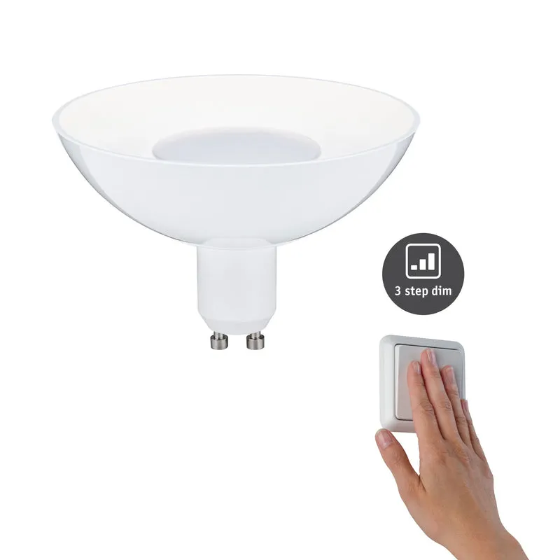 Paulmann LED GU10 360lm 4,9W weiß/weiß 3step dim 230V
