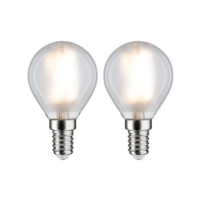 Paulmann LED Fil 2er Tropfen 470lm E14 2700K matt 4,5W 230W