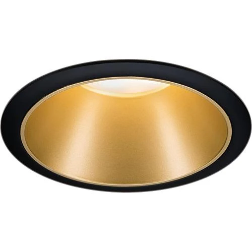 LED-Einbaustrahler 'Cole' schwarz/gold rund 93395