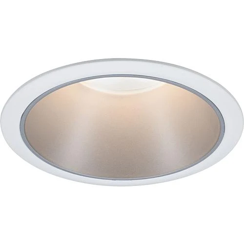 LED-Einbaustrahler 'Cole' weiß/silber rund 93398