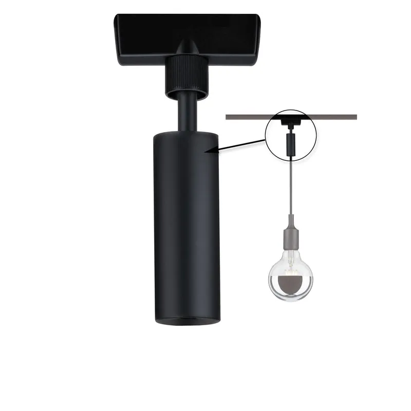 Paulmann Pendel-Adapter LB24 URail Universal sw /Kunststoff