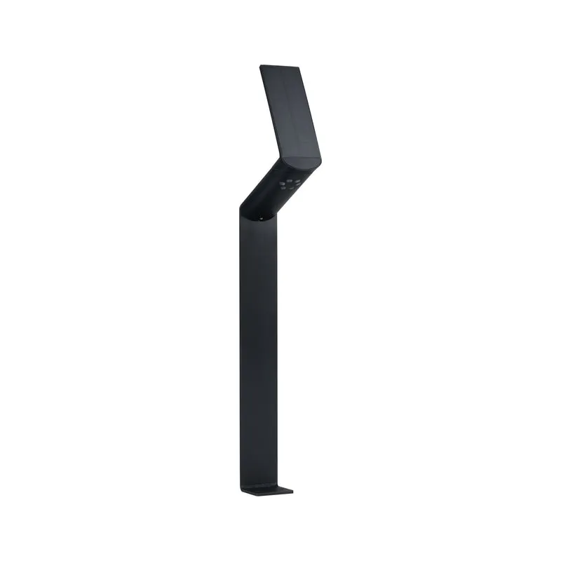 Paulmann Outdoor Solar Pollerleuchte Ilias Anthrazit mit Bewegungsmelder 3000K