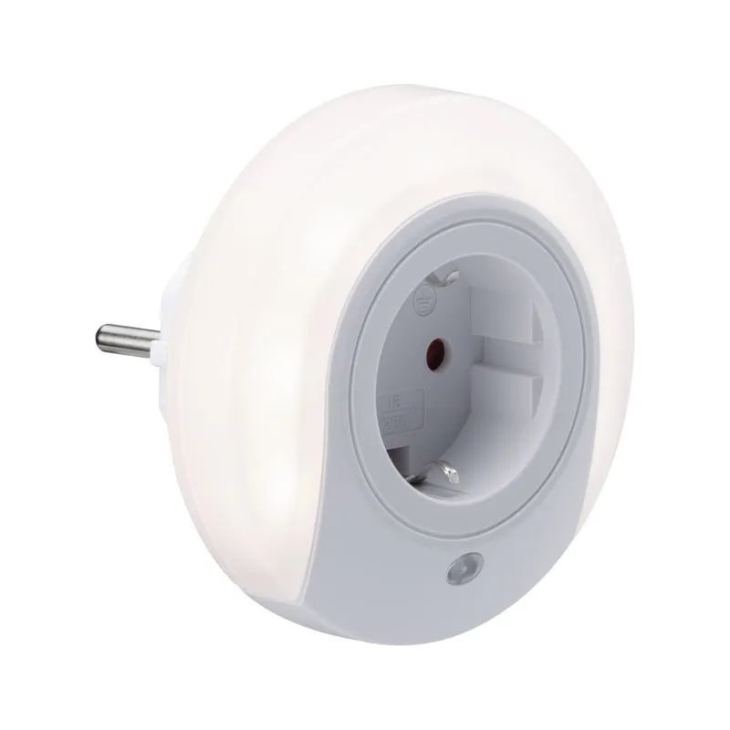 Paulmann Stecker Nachtlicht Esby rund Weiß mit Dämmerungssensor