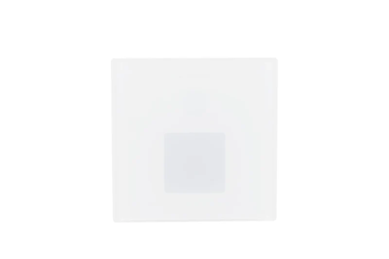 Deko-Light Abdeckung Square Glas für Alwaid Pro, viereck Lichtkegel, Weiß