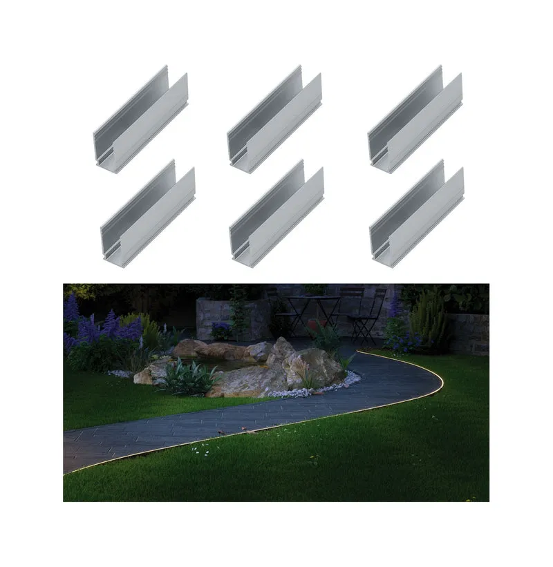 Paulmann Outdoor Plug&Shine Neon Stripe Clip 5cm 6Stück
