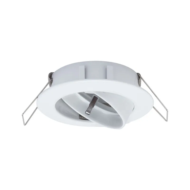 Paulmann Premium EBL easyClick2 schwenkbar max.50W 230V GU10 51mm Weiß/Alu Zink