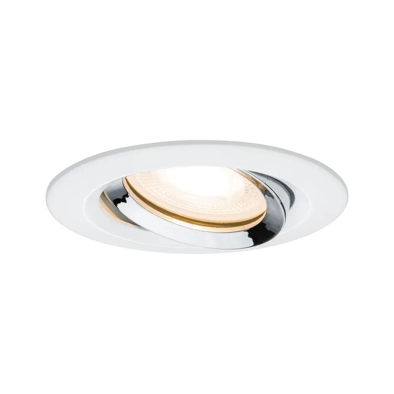 Paulmann EBL Set Nova Plus IP65 schwb max 1x35W G GU10/GU5,3 51mm Weiß Chrom matt/Alu Z
