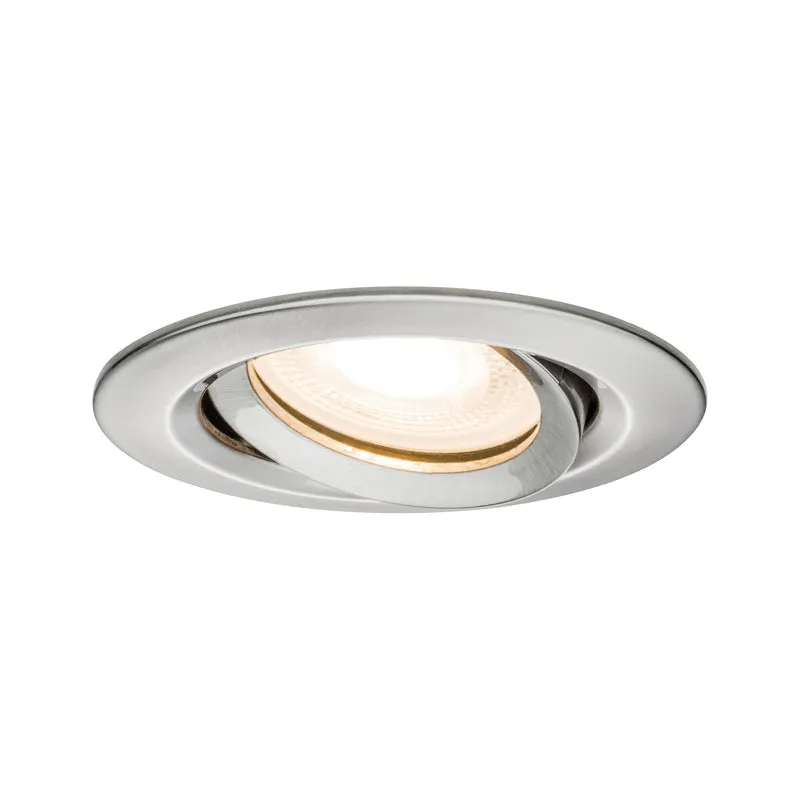 Paulmann EBL Set Nova Plus IP65 schwb max 1x35W GU10/GU5,3 51mm Eisen geb/Alu Zink