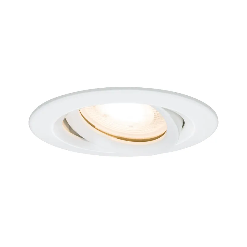 Paulmann EBL Set Nova Plus IP65 schwb max 1x35W GU10/GU5,3 51mm Weiß matt/Alu Zink