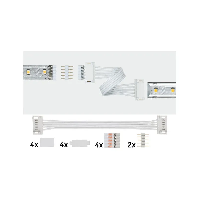 Paulmann Function MaxLED Universal Connector 2er Pack Weiß
