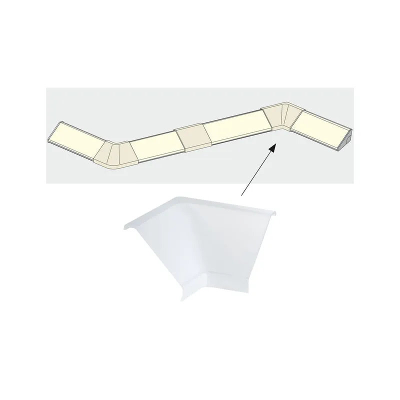 Paulmann Function Delta Profil Inside Corner 2er Pack Satin Kunststoff