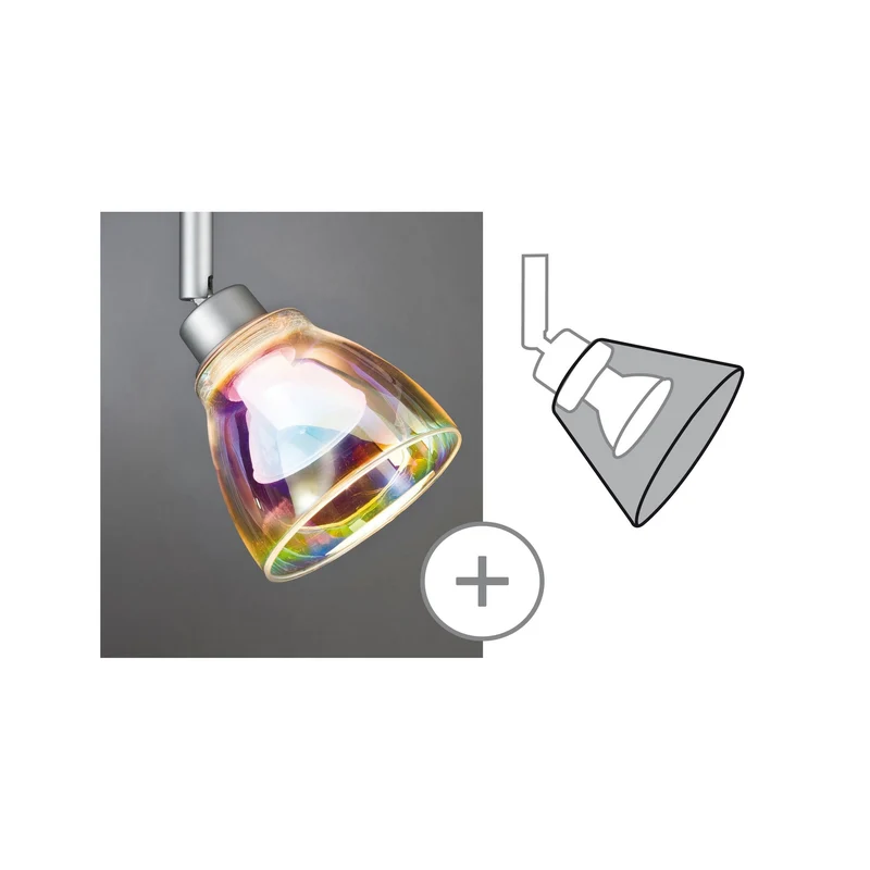Paulmann DecoSystems Schirm Wolbi max.50W Glas Dichroitic
