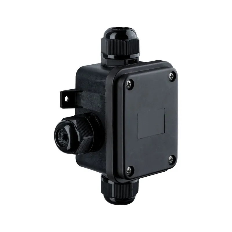 Paulmann Verbindungsbox 3-fach IP68 Schwarz für Kabeldurchmesser bis 15mm