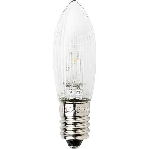 LED Ersatzbirne 24V 0,3W E10 ww