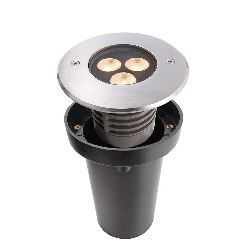 Deko-Light Bodeneinbauleuchte I WW 5,8W silberfarben