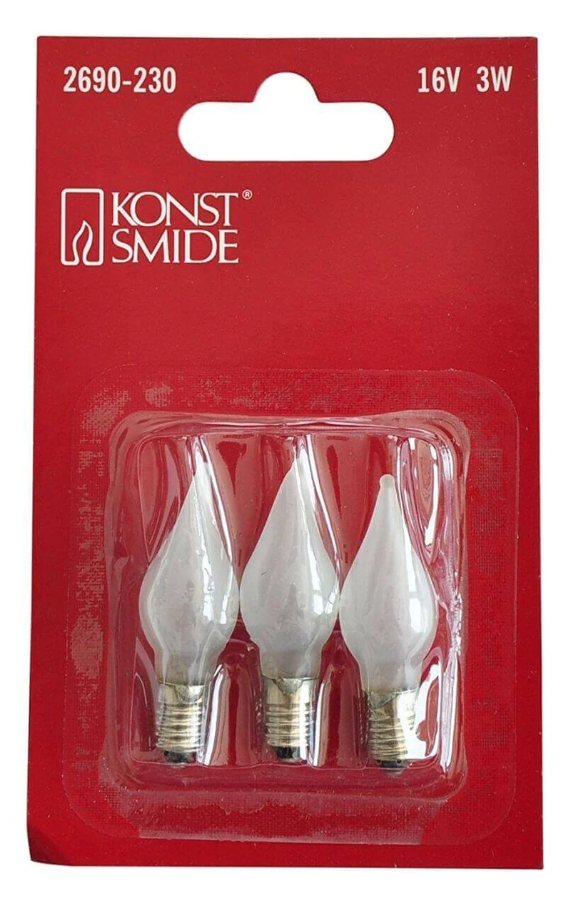 3x Ersatzbirne 16V 3W E10 2690-230(für 864180)