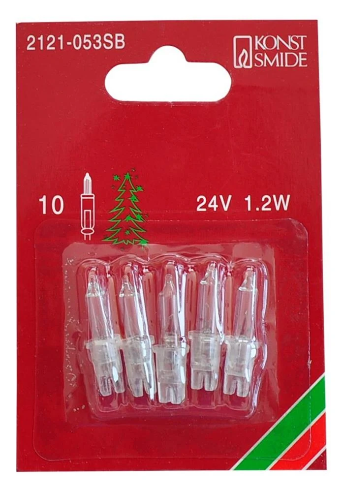 5x Ersatzlämpchen 24V transp./klar 2121-053SB