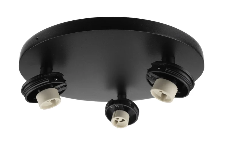 Deko-Light Can Tilt Round Base, 3x 7,5 W GU10, Schwarz