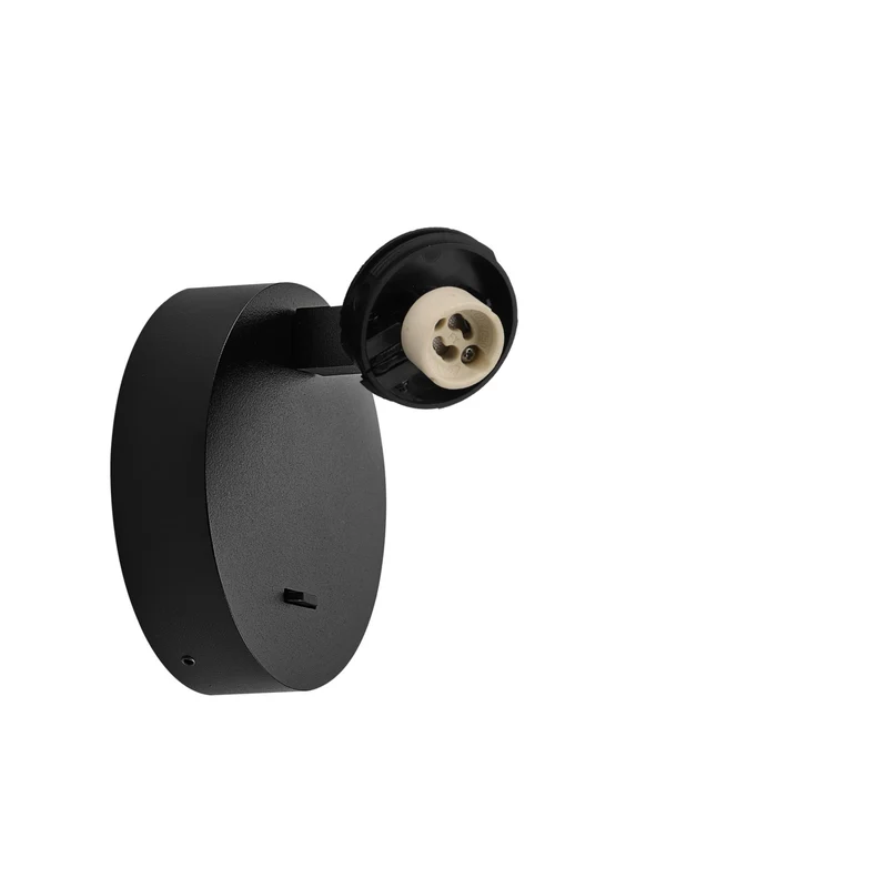 Deko-Light Can Tilt Round Base, 1x 7,5 W GU10, Schwarz