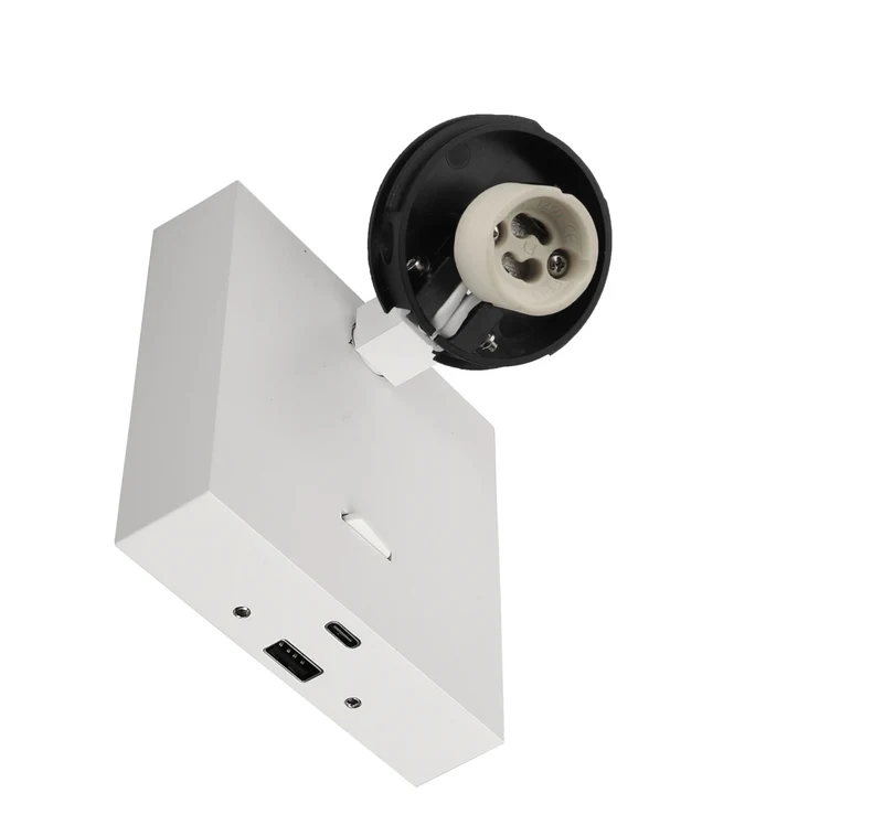 Deko-Light Can Tilt Square USB Base, 1x 7,5 W GU10, Weiß
