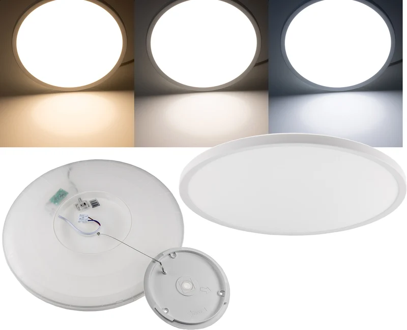LED Deckenleuchte "Santano CCT 42" IP54 Ø 42cm, 24W, CCT 3000-6000k