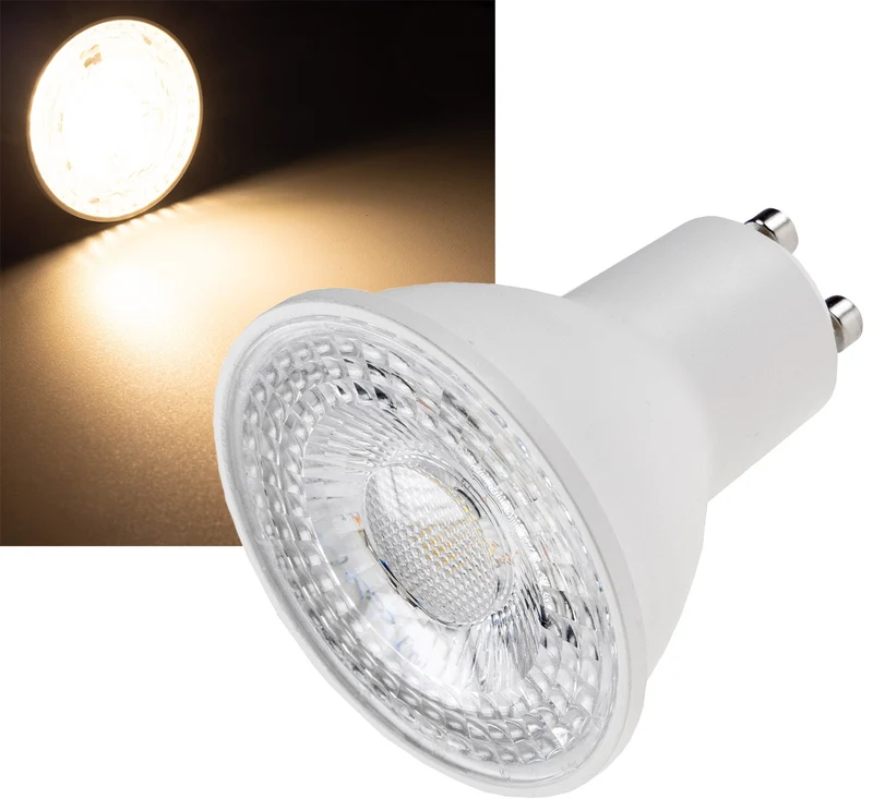 LED Strahler GU10 "P90" 3061k, 840lm, 230V/9W, 38°, warmweiß
