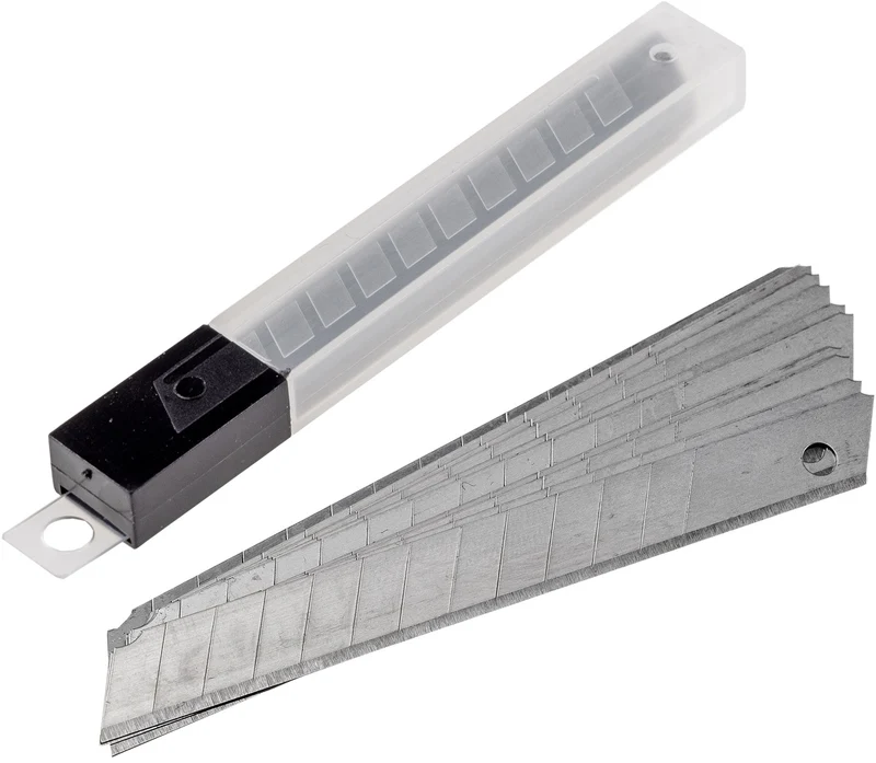 Ersatzklingen für Abbrechmesser 9mm 10er-Pack