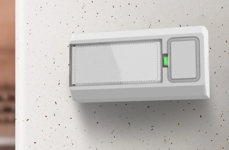 Funk-Klingeltaster "Pilota Porta" IP55 mit Namensfeld, Batteriebetrieb