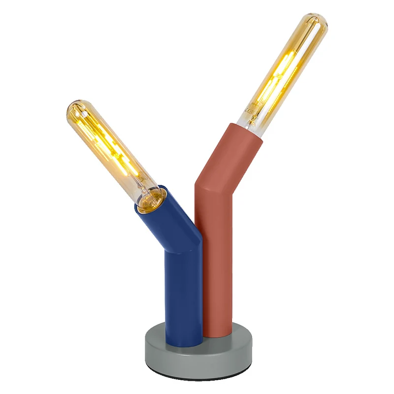 OSRAM DECOR Straw Tischleuchte, 2-flamming, E27, Multicolor