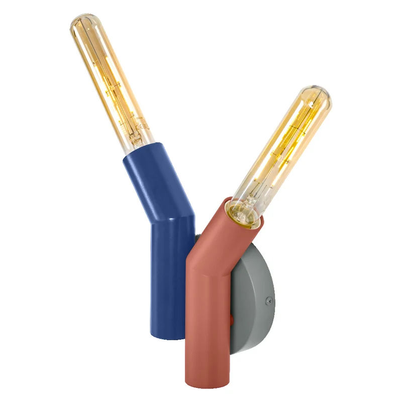 OSRAM DECOR Straw Wandleuchte, 2-flammig, E27, Multicolor