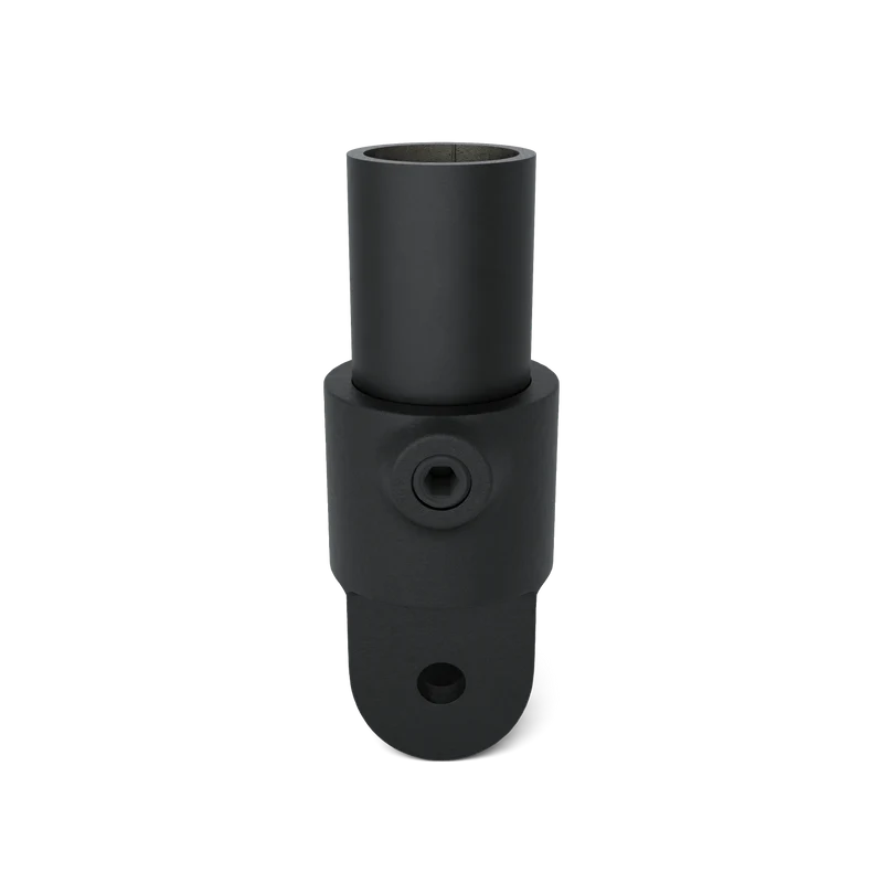 Gelenkhalter schwarz 42,4 mm