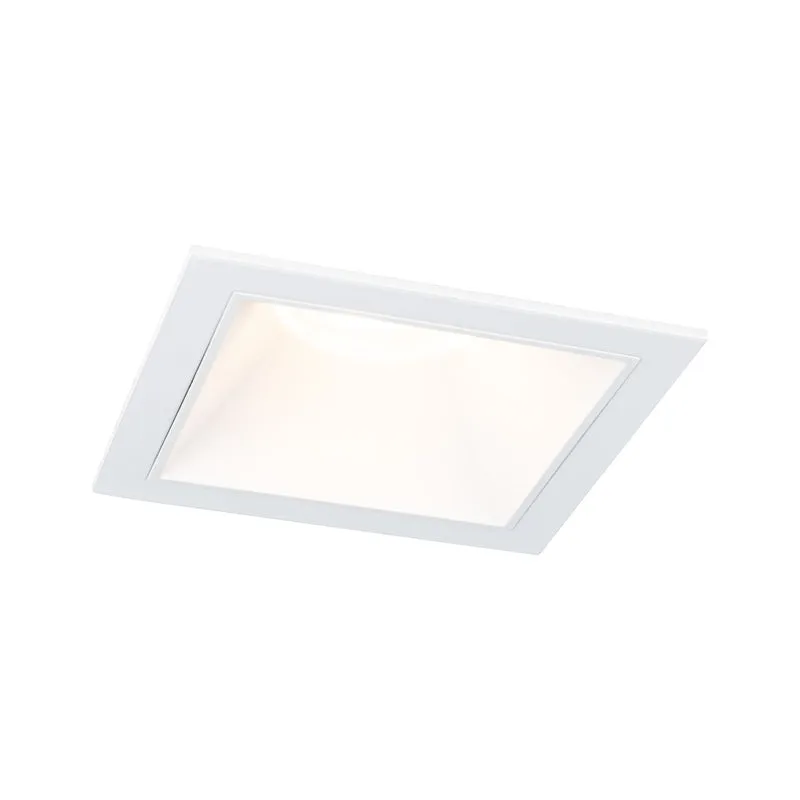 Paulmann LED Einbauleuchte Cole Einzelleuchte 3-Step-Dim Coin IP44 eckig 88x88mm Coin 6W 470lm 230V dimmbar 2700K Weiß