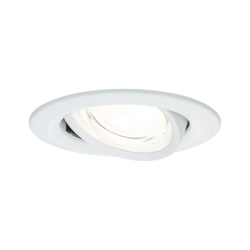 Paulmann LED Einbauleuchte Nova Einzelleuchte Coin rund 84mm 50° 2,8W 505lm 230V 4000K Weiß matt