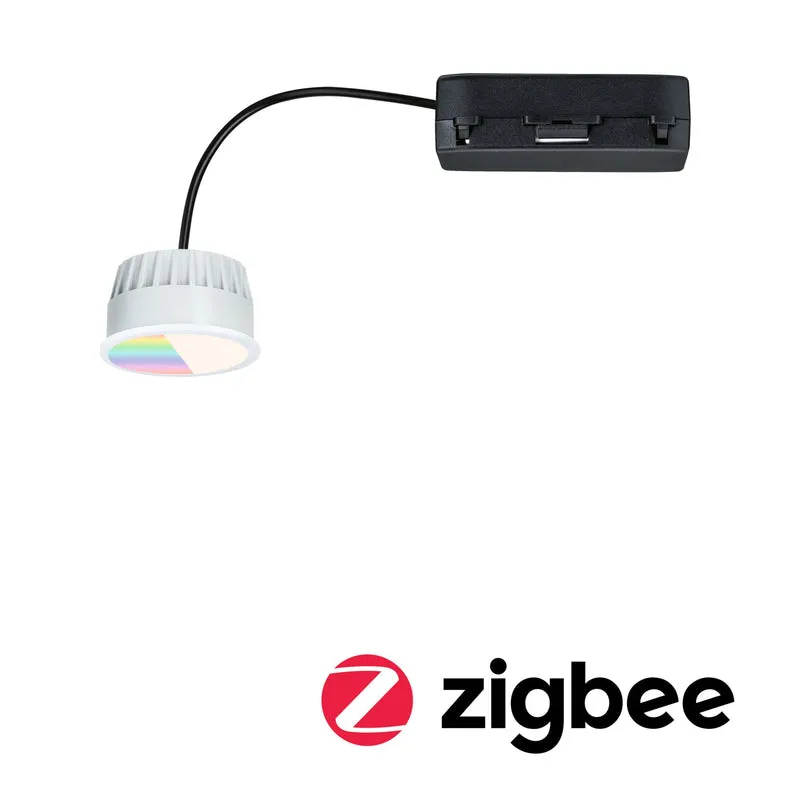 Paulmann LED Modul Einbauleuchte RGBW Coin 50mm Coin 6W 500lm 230V dimmbar 2200 - 6500K Satin