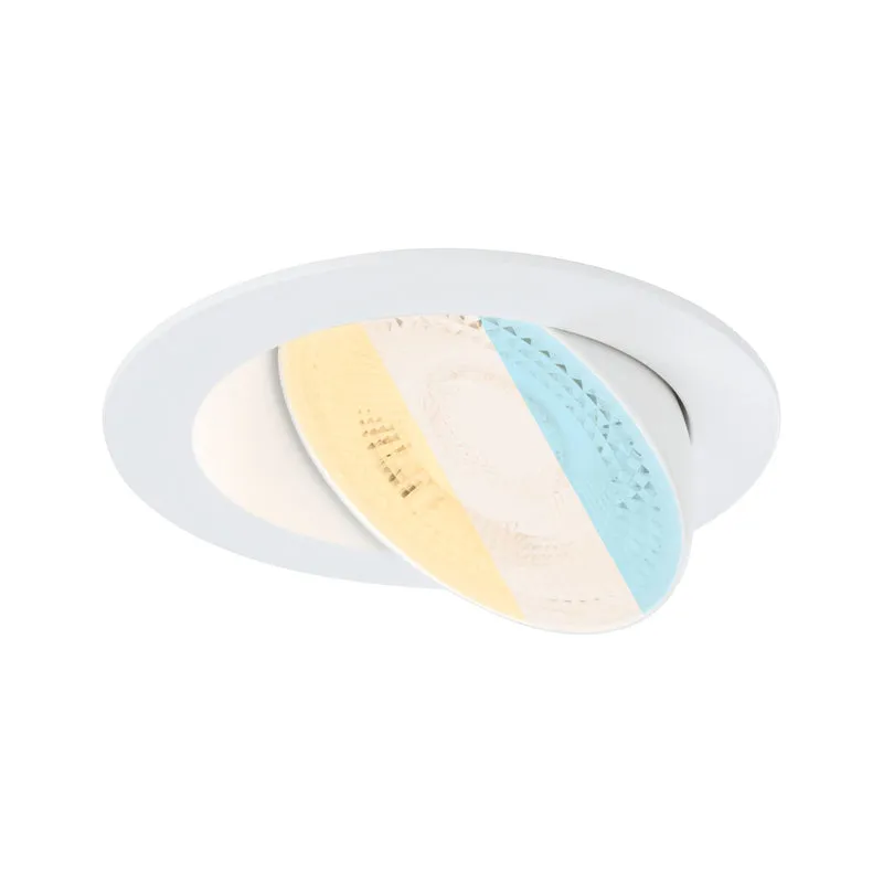 Paulmann LED Einbauleuchte Aumus Einzelspot White Select rund 105mm 90° 5W 700lm 230V dimmbar 2700 - 6500K Weiß