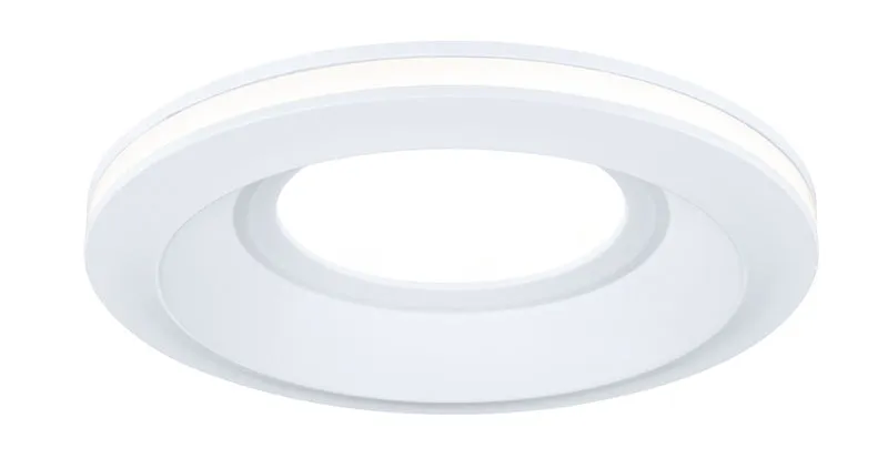 Paulmann LED Einbauleuchte Sormus Einzelleuchte IP65 rund 100mm 4,8W / 1,5W 560lm / 180lm 230V 3000K Weiß