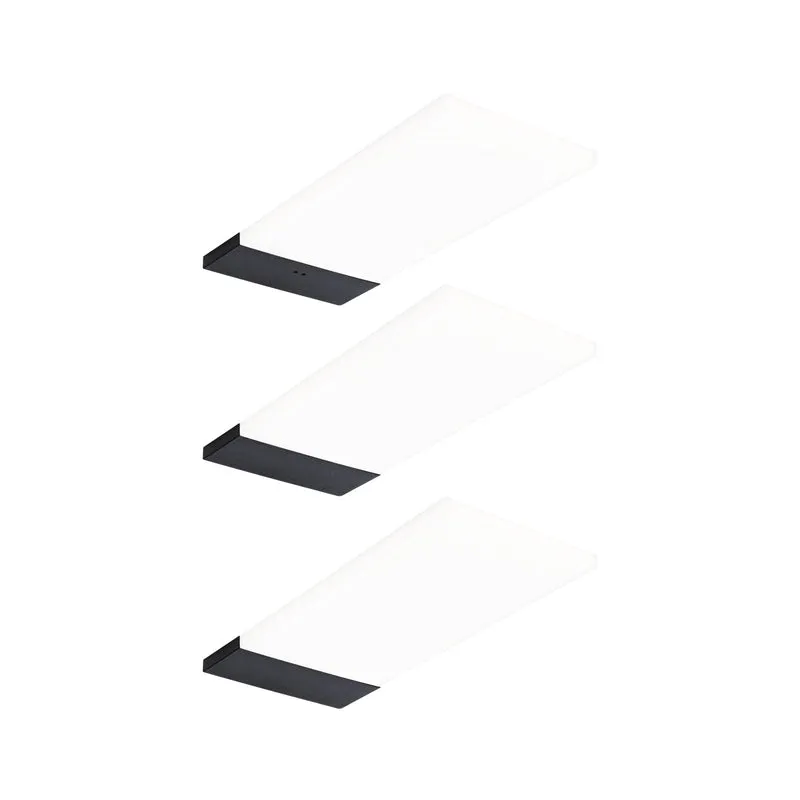 Paulmann LED Unterschrankleuchte Bredo Näherungsensor 3er-Set 3x2,5W 80x190mm 3x180lm 230/12V Schwarz