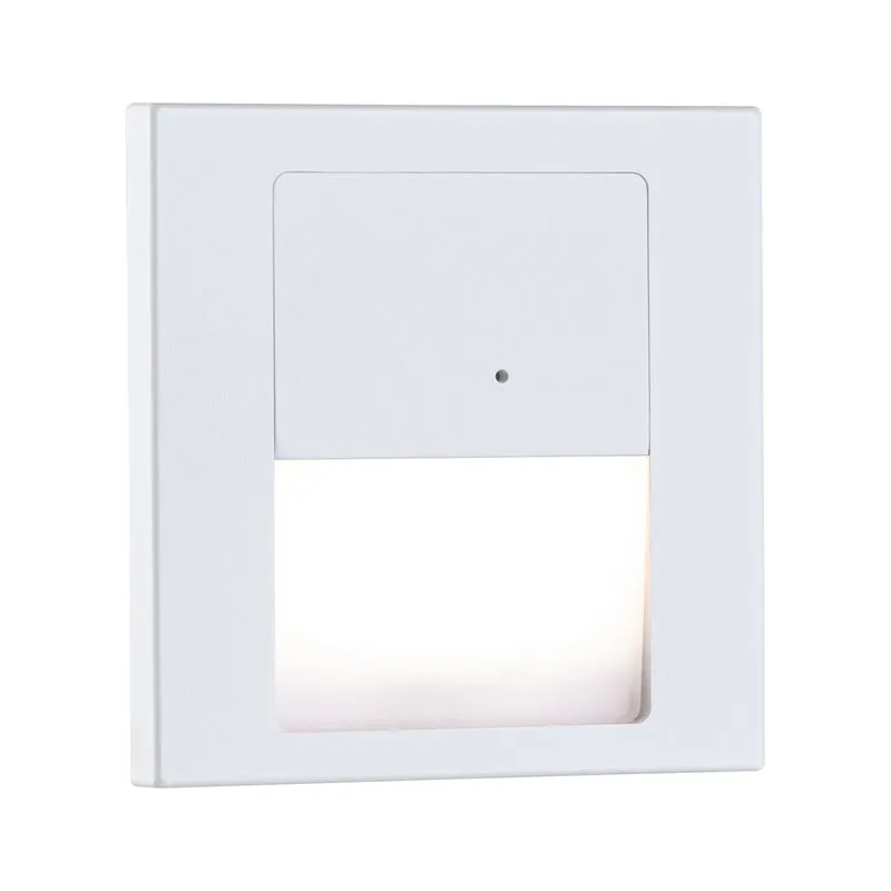 Paulmann LED Wandeinbauleuchte Tsaro eckig 80x36mm 1W 80lm 230V 2700K Weiß matt