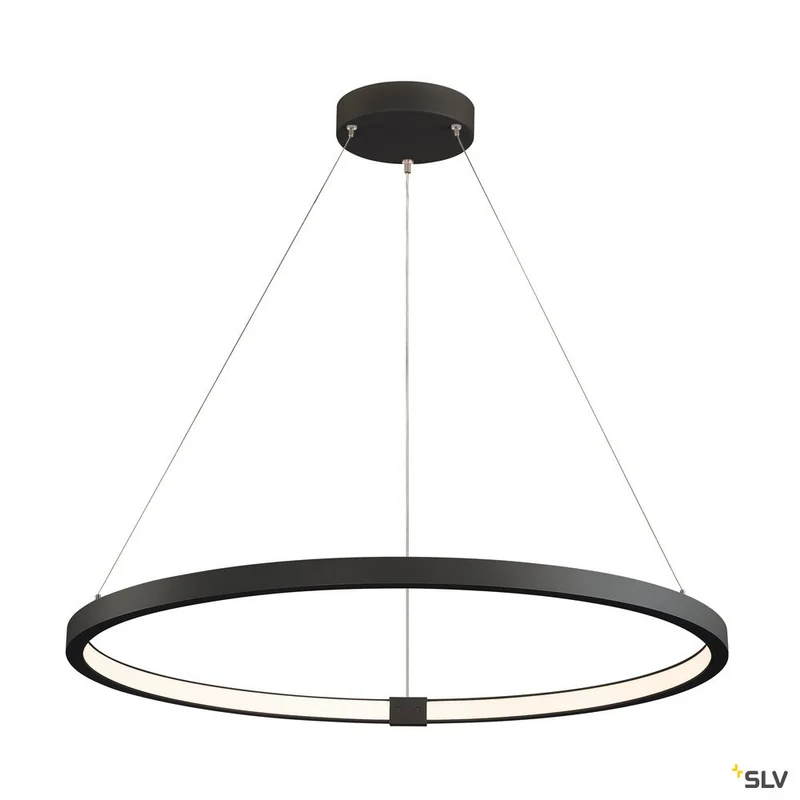 SLV ONE 80 DALI Indoor LED Pendelleuchte schwarz